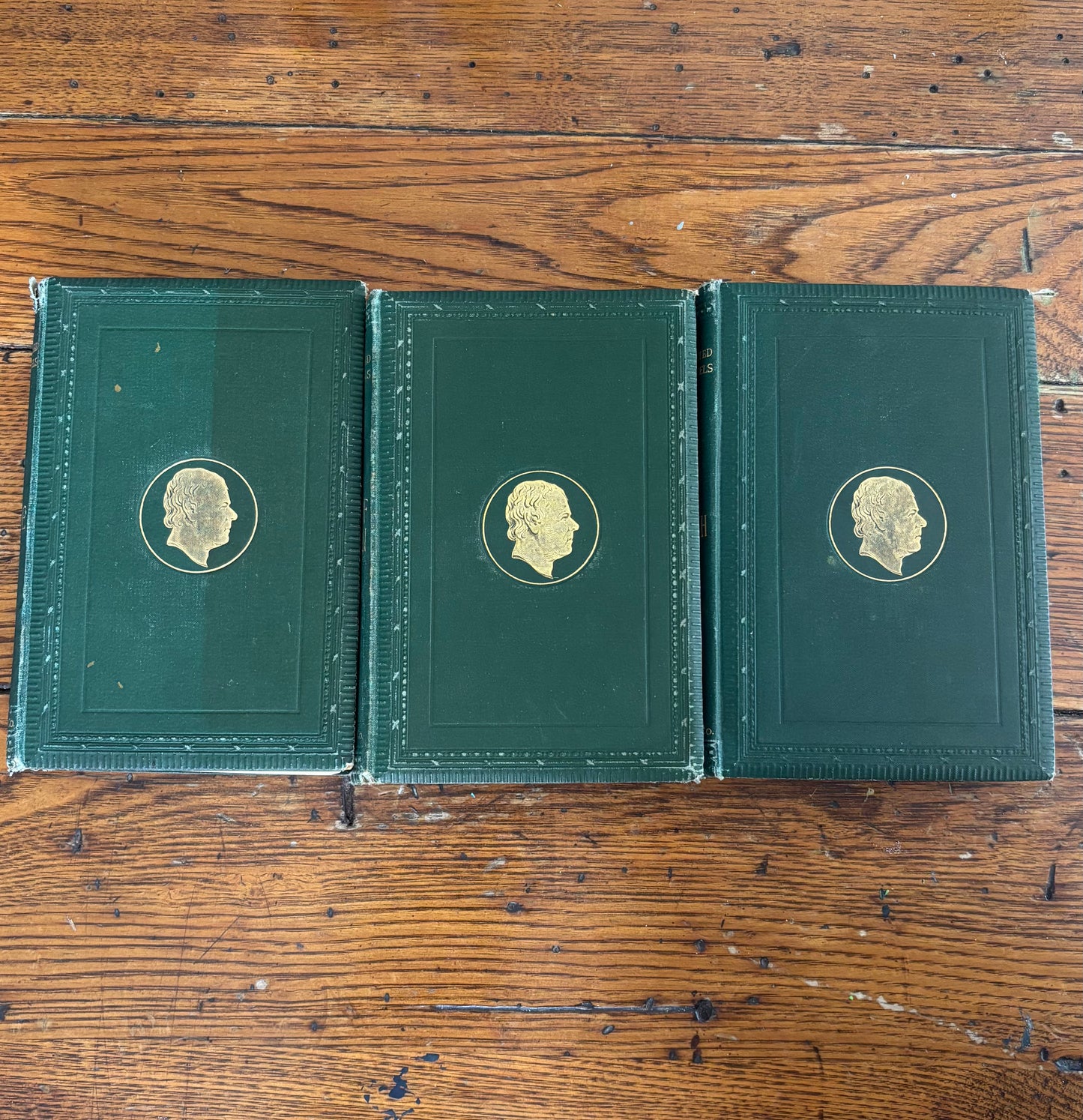 Antique Green Books