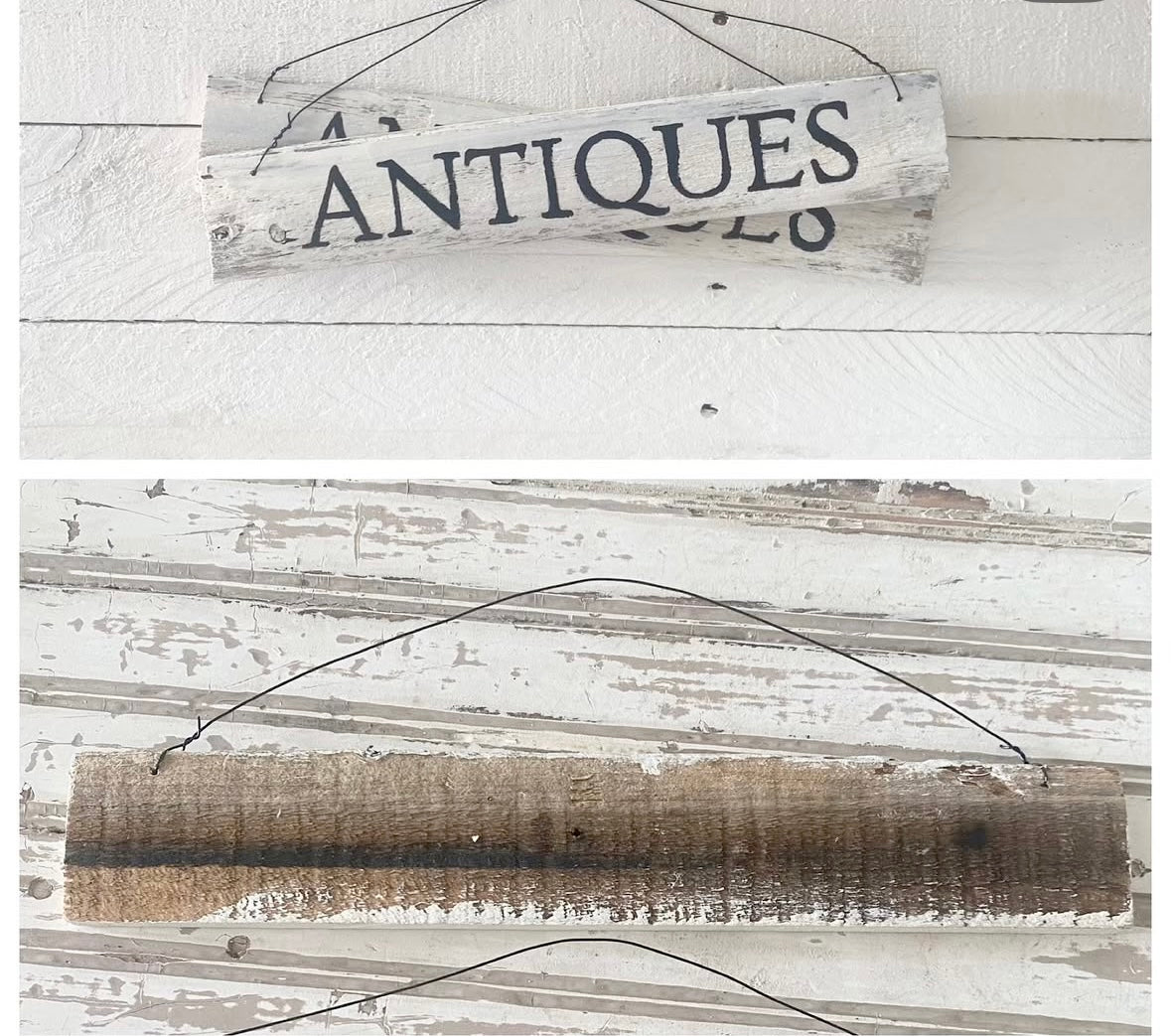 Hand-Lettered Barn Wood Sign