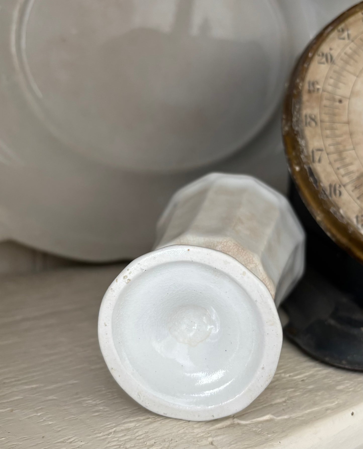 Stained & Crazed Ironstone Punch Cup