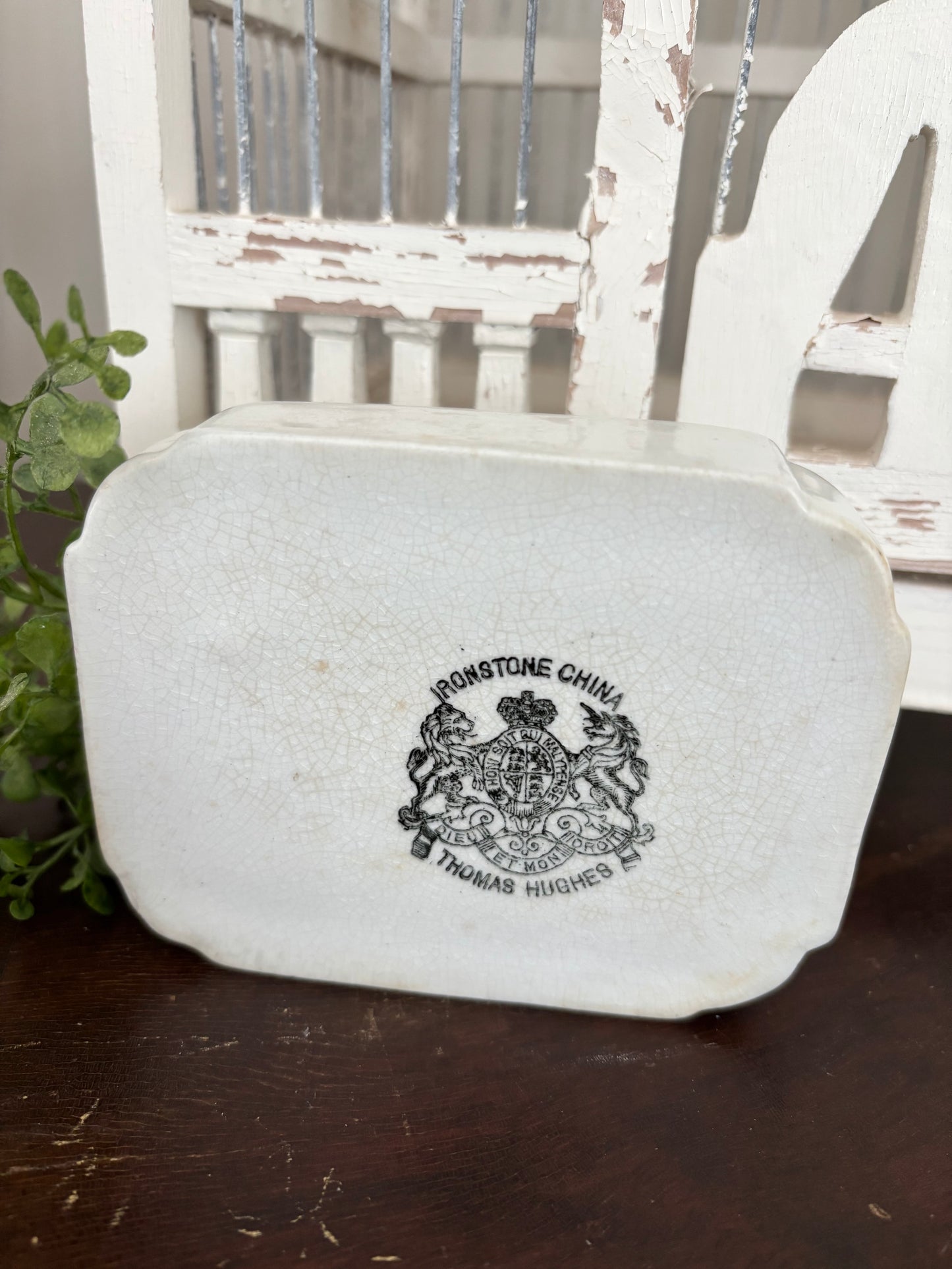 Ironstone Soap Dish