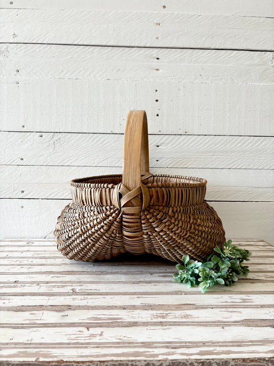 Antique Handwoven Basket