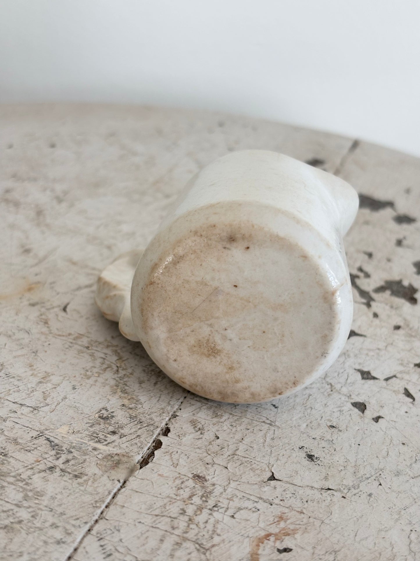 Elephant Ear Ironstone Creamer