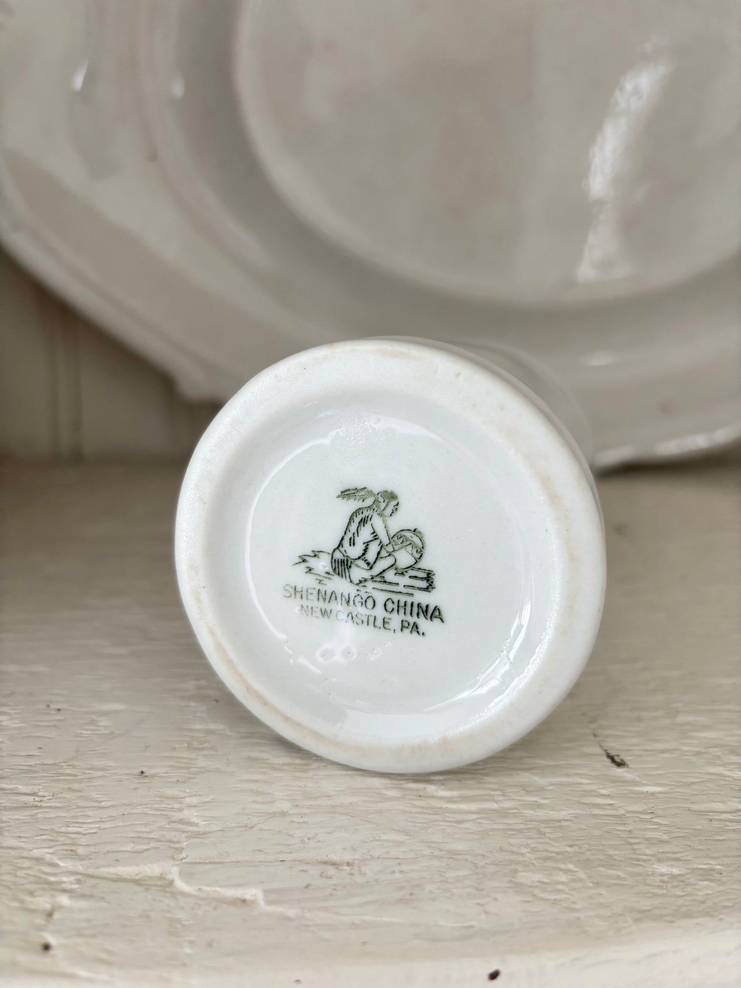 Vintage Shenango White Creamer