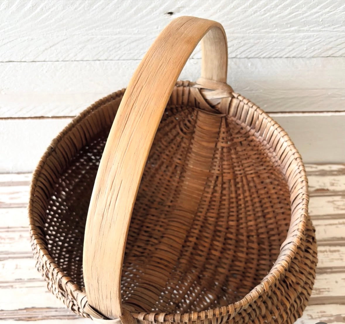 Antique Handwoven Basket