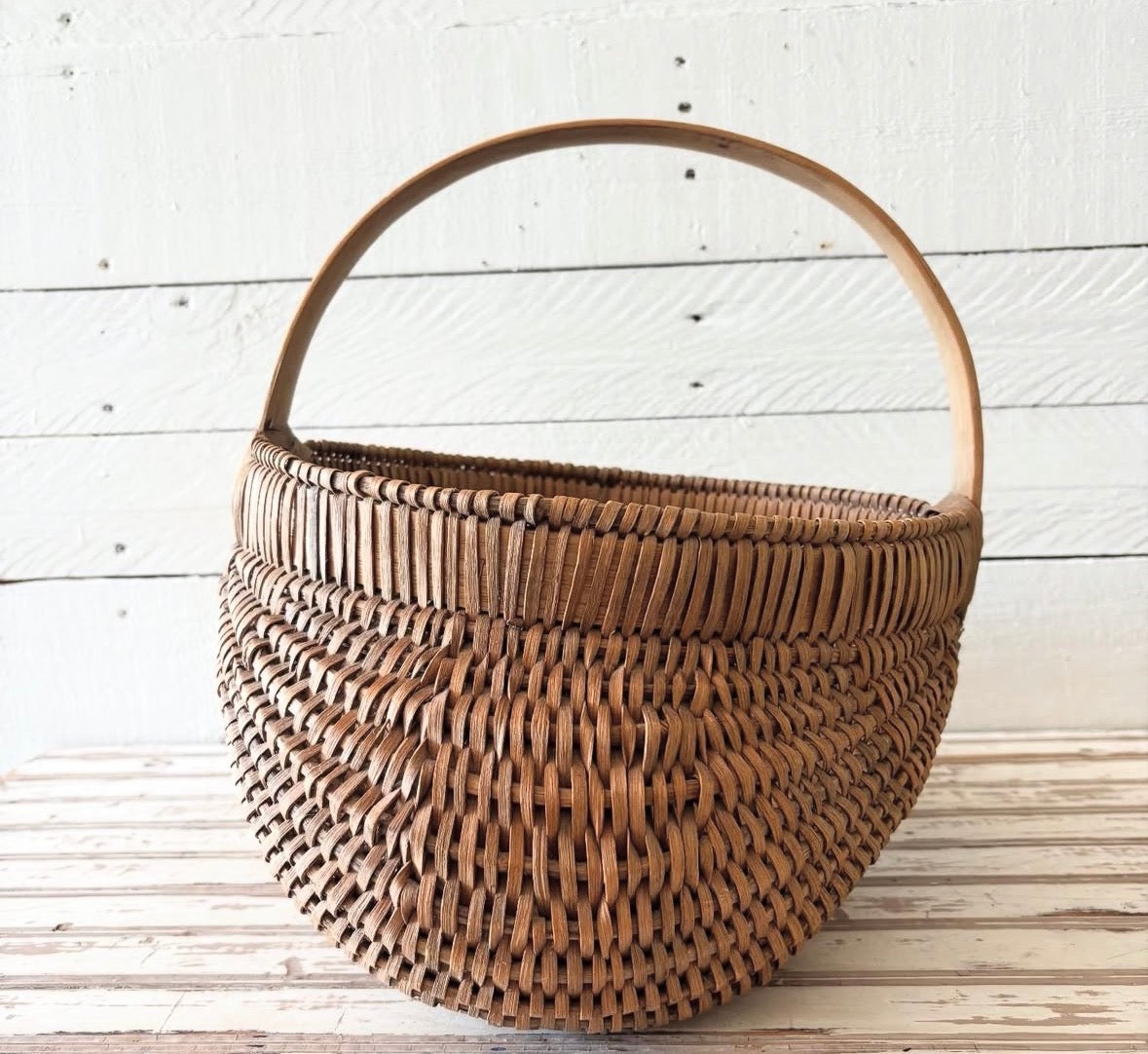 Antique Handwoven Basket