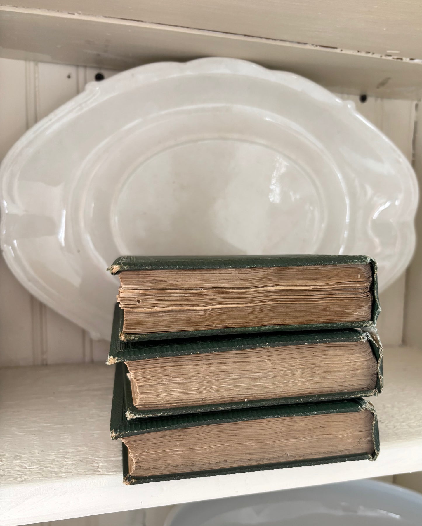 Antique Green Books