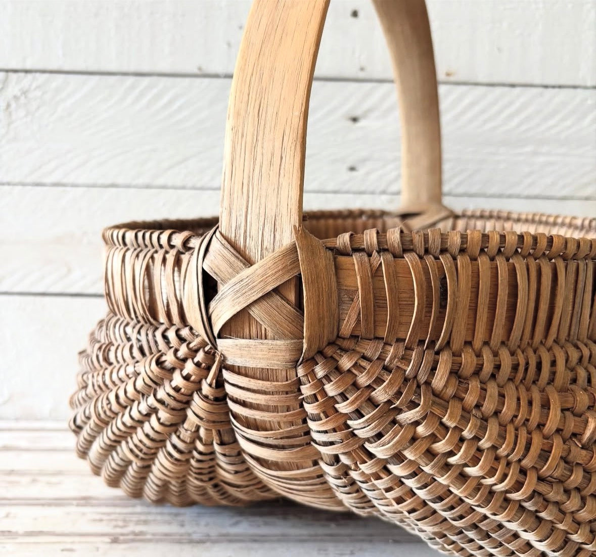 Antique Handwoven Basket