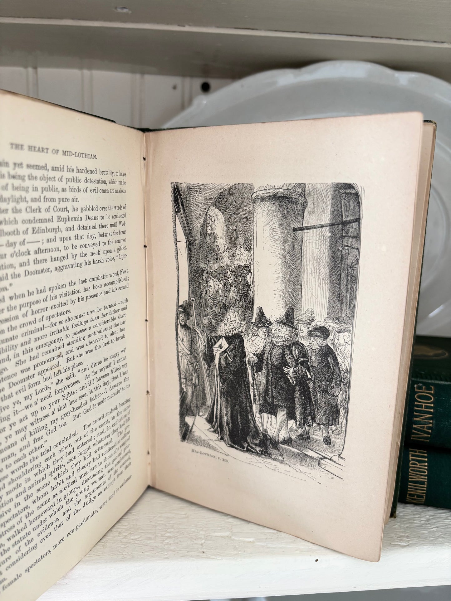 Antique Green Books