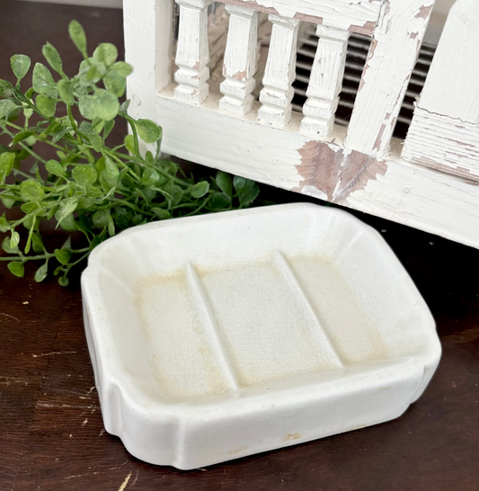 Ironstone Soap Dish