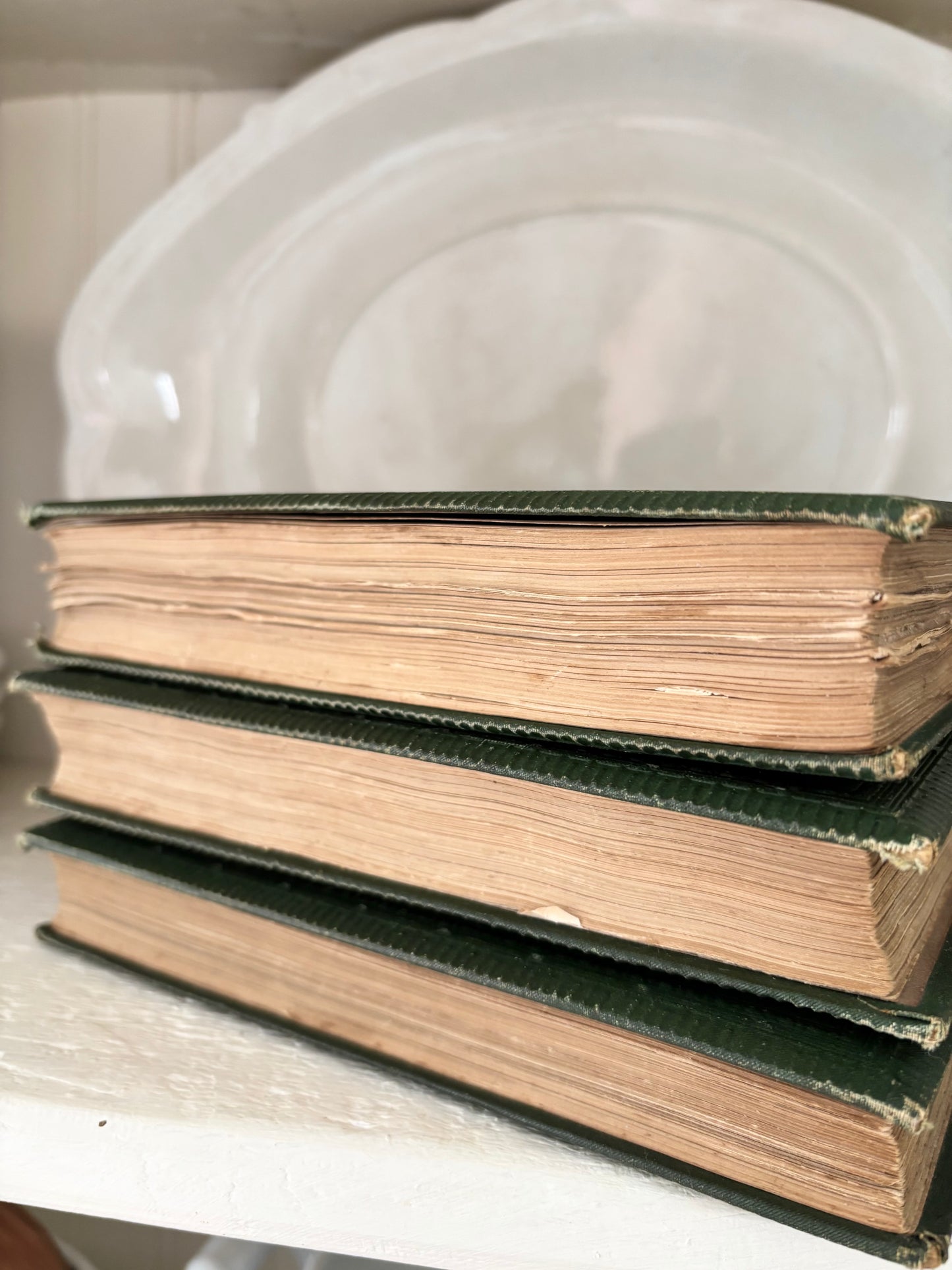 Antique Green Books