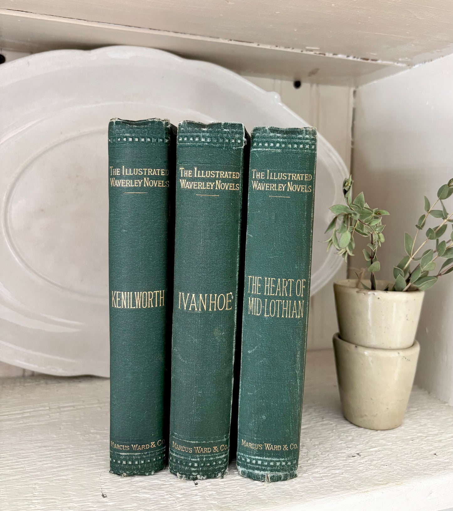 Antique Green Books
