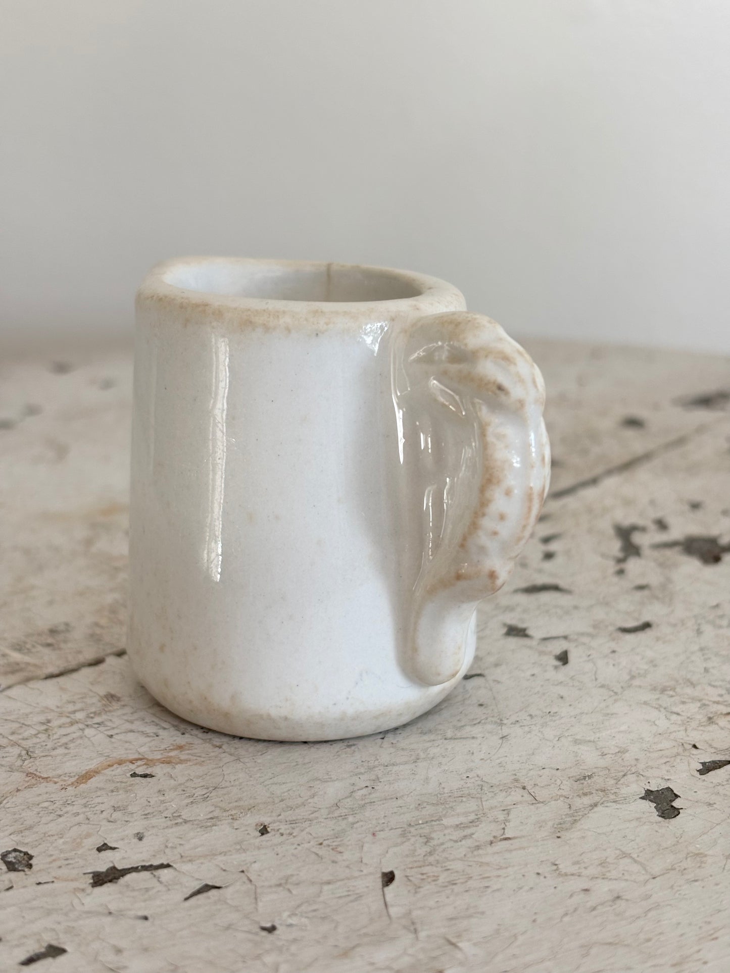 Elephant Ear Ironstone Creamer